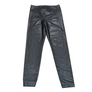 Boston Proper Leggings Black Faux Leather Pants High Waist Mobwife Womens Small